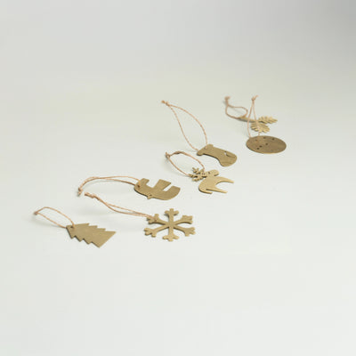 Christmas Brass Ornaments