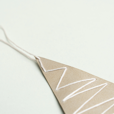 Christmas Leather Ornaments