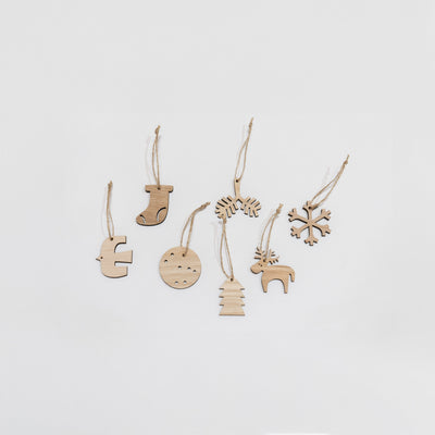 Christmas Wooden Ornaments