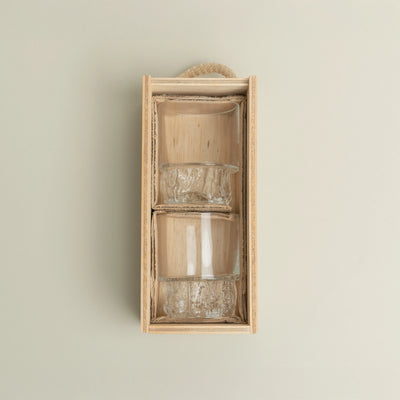 Cerne Cups Clear (set of 2)