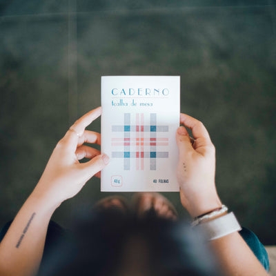 Textured Tablecloth Paper Notebook