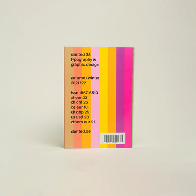 Slanted 38: Colours