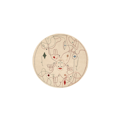 Silhouette Tufting Circular Rug