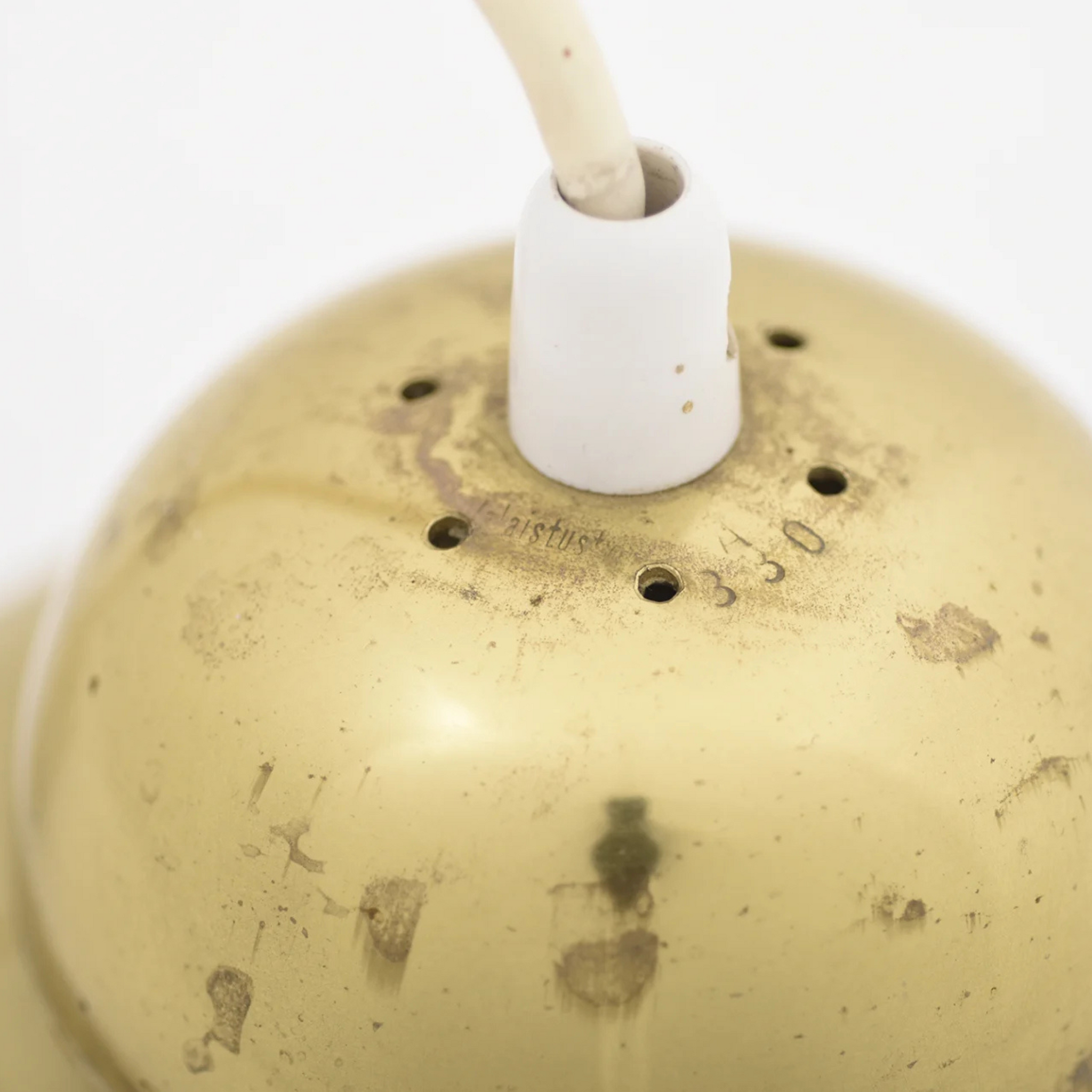 Golden Bell Pendant Lamp, Brass