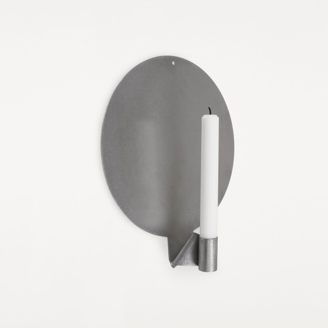 Ornament Candle Holder, Stainless Steel by FRAMA