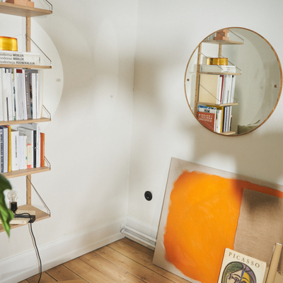 Mirror, Natural Oak