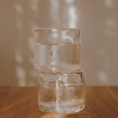Glass Set of Two, Clear