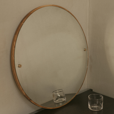 Mirror, Natural Oak