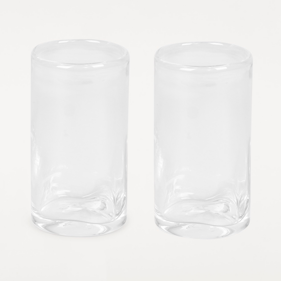 Glass Set of Two, Clear by FRAMA