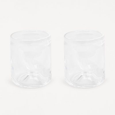 Glass Set of Two, Clear