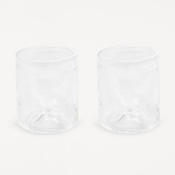 Glass Set of Two, Clear