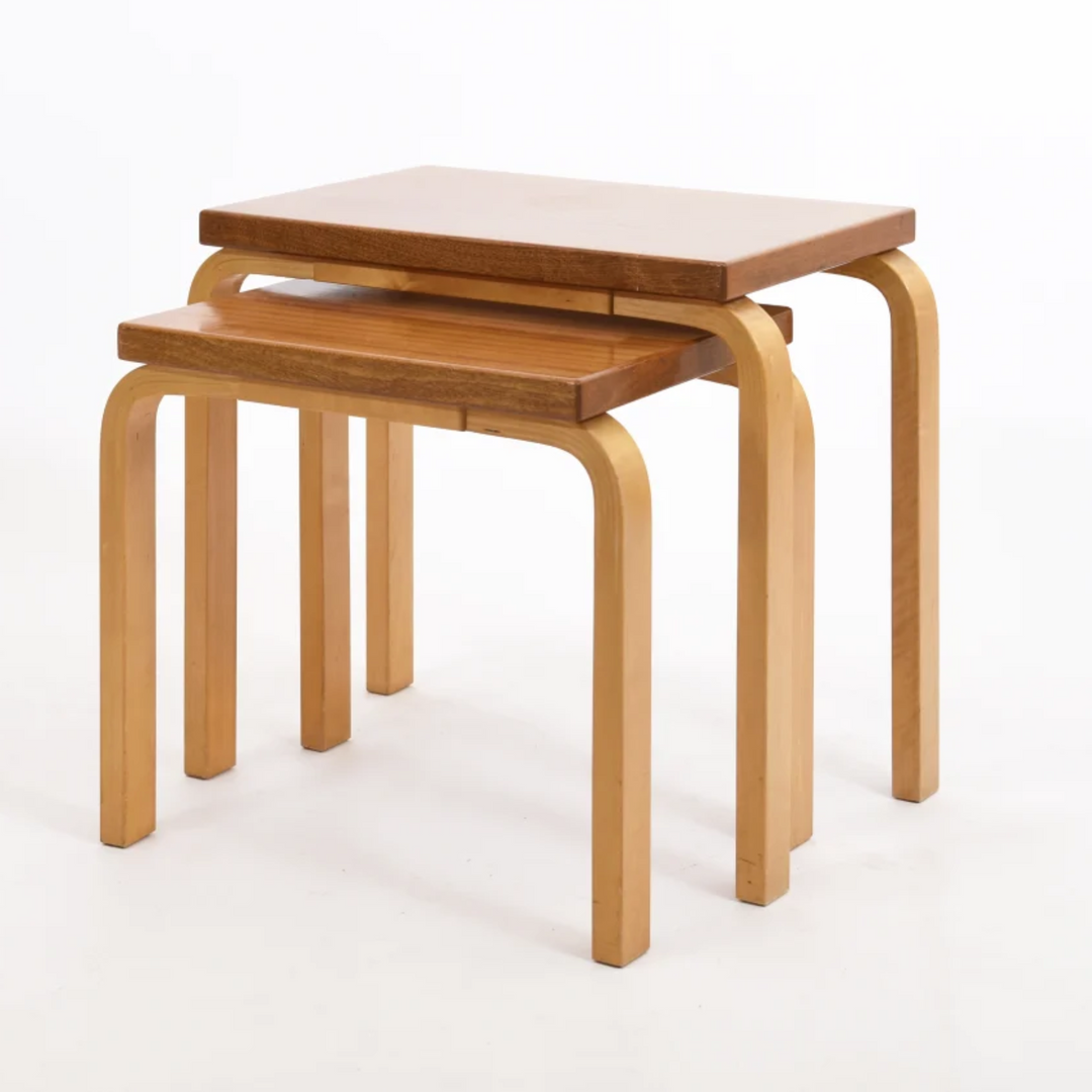 Small Side Tables (set) by Alvar Aalto