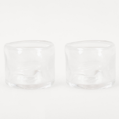 Glass Set of Two, Clear