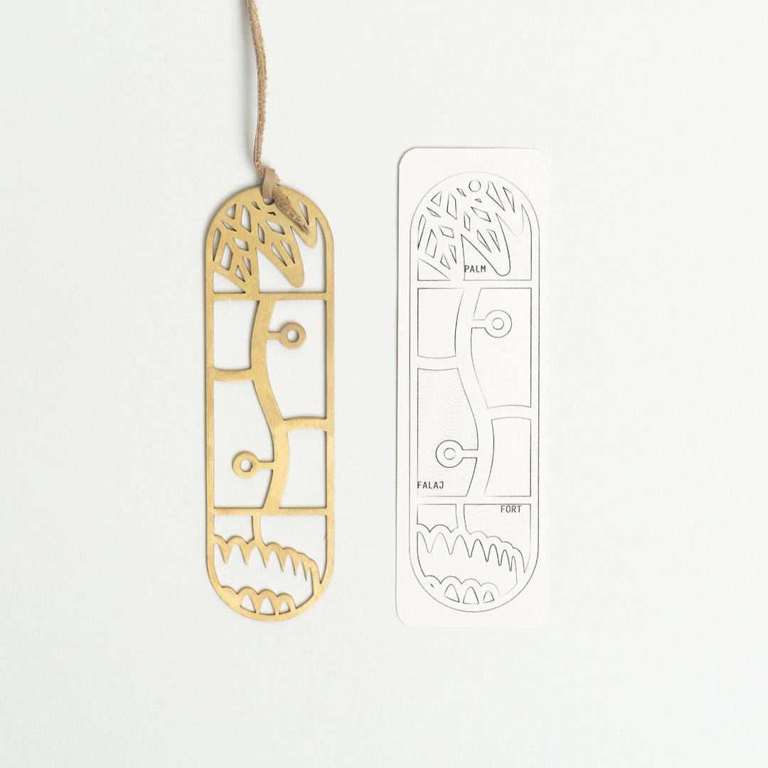 Falaj Brass Bookmark by Fount for AAM