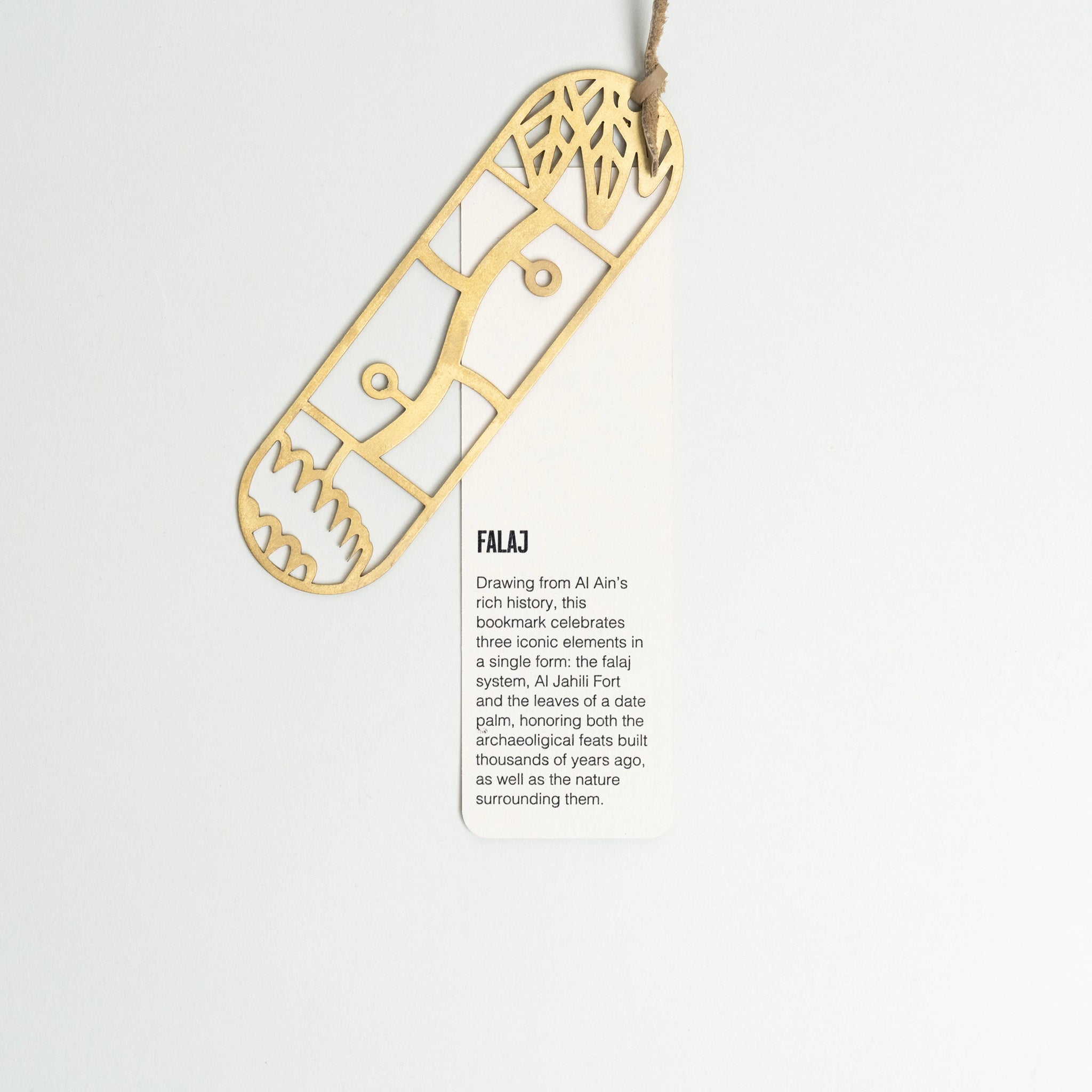 Falaj Brass Bookmark