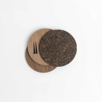 Cork Coaster Set 3
