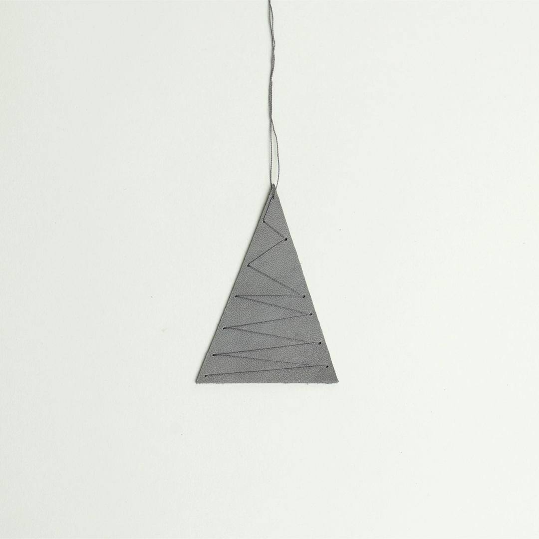 Leather Christmas Ornaments by Fount for AFH