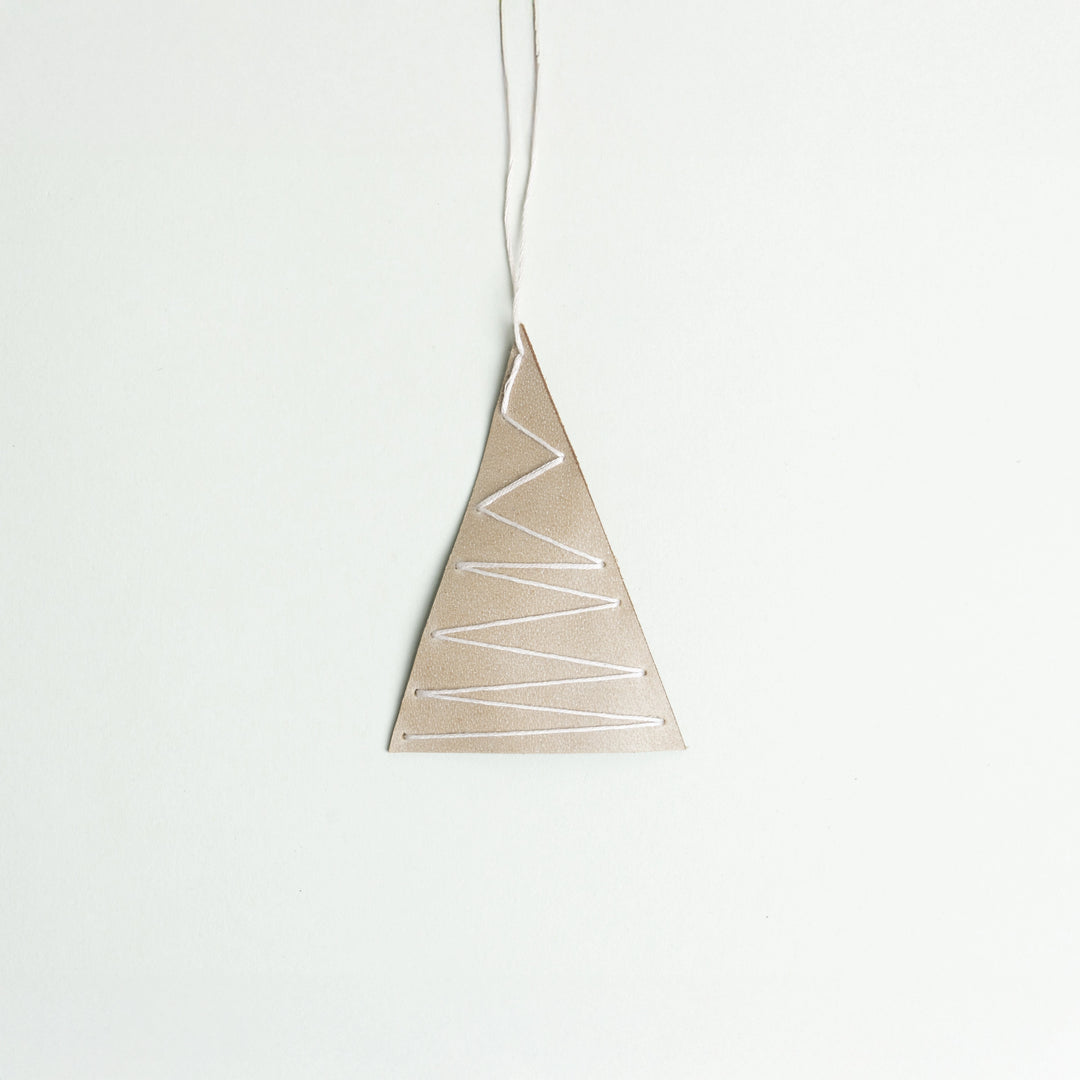 Leather Christmas Ornaments by Fount for AFH