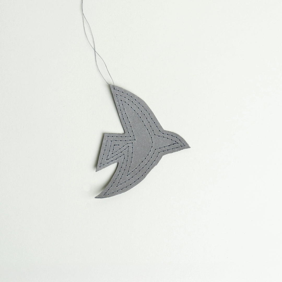 Leather Christmas Ornaments by Fount for AFH