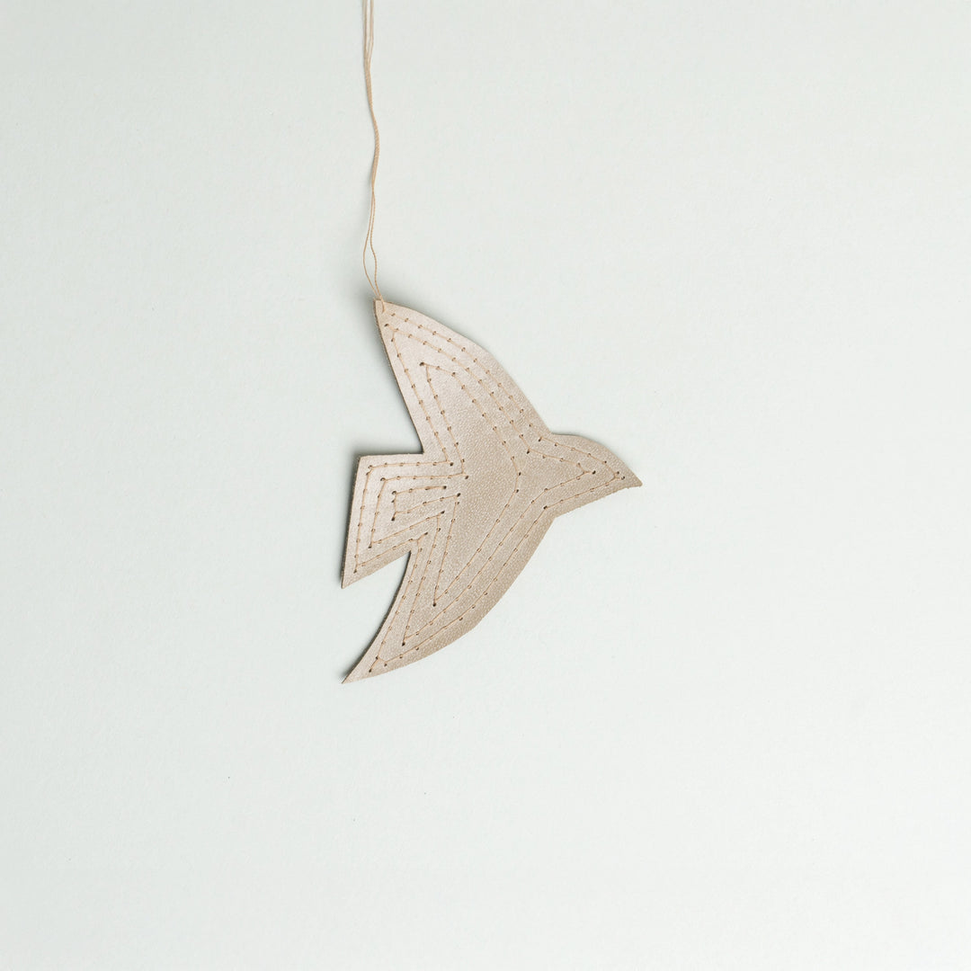 Leather Christmas Ornaments by Fount for AFH