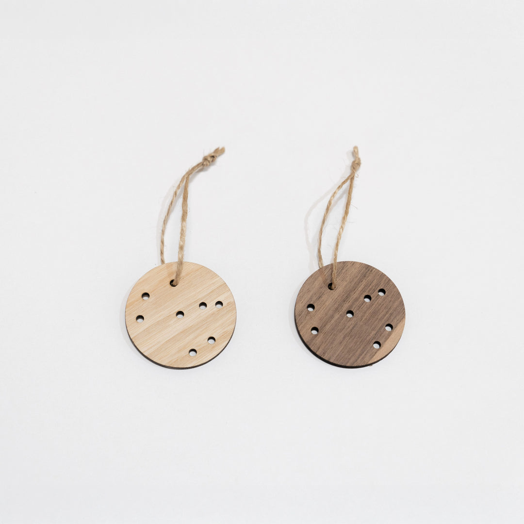 Wood Christmas Ornaments by Fount for AFH