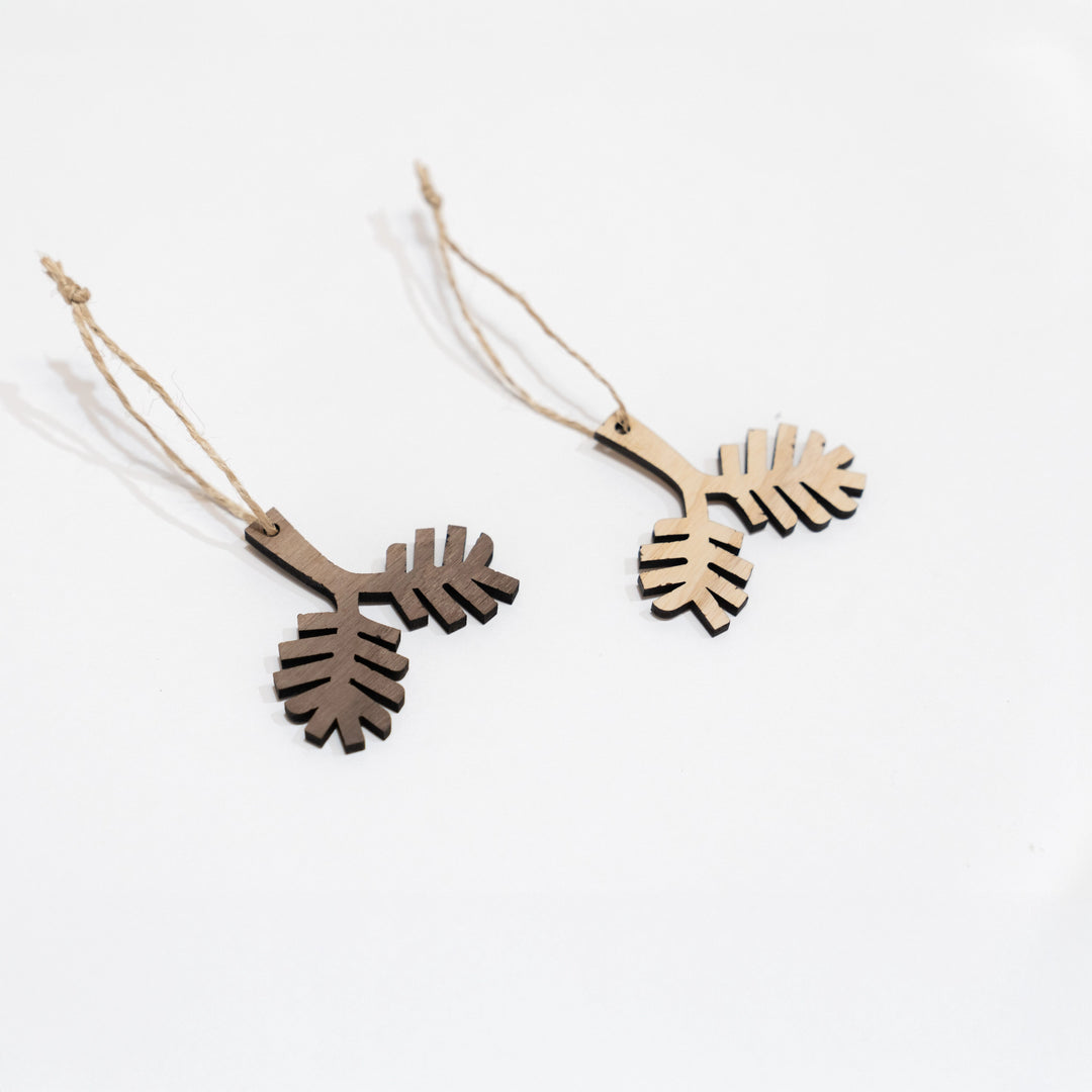 Wood Christmas Ornaments by Fount for AFH