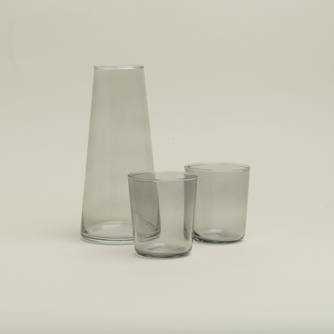 Grayscale Glass Set by Vicara