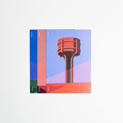 Water Tower Postcard A6