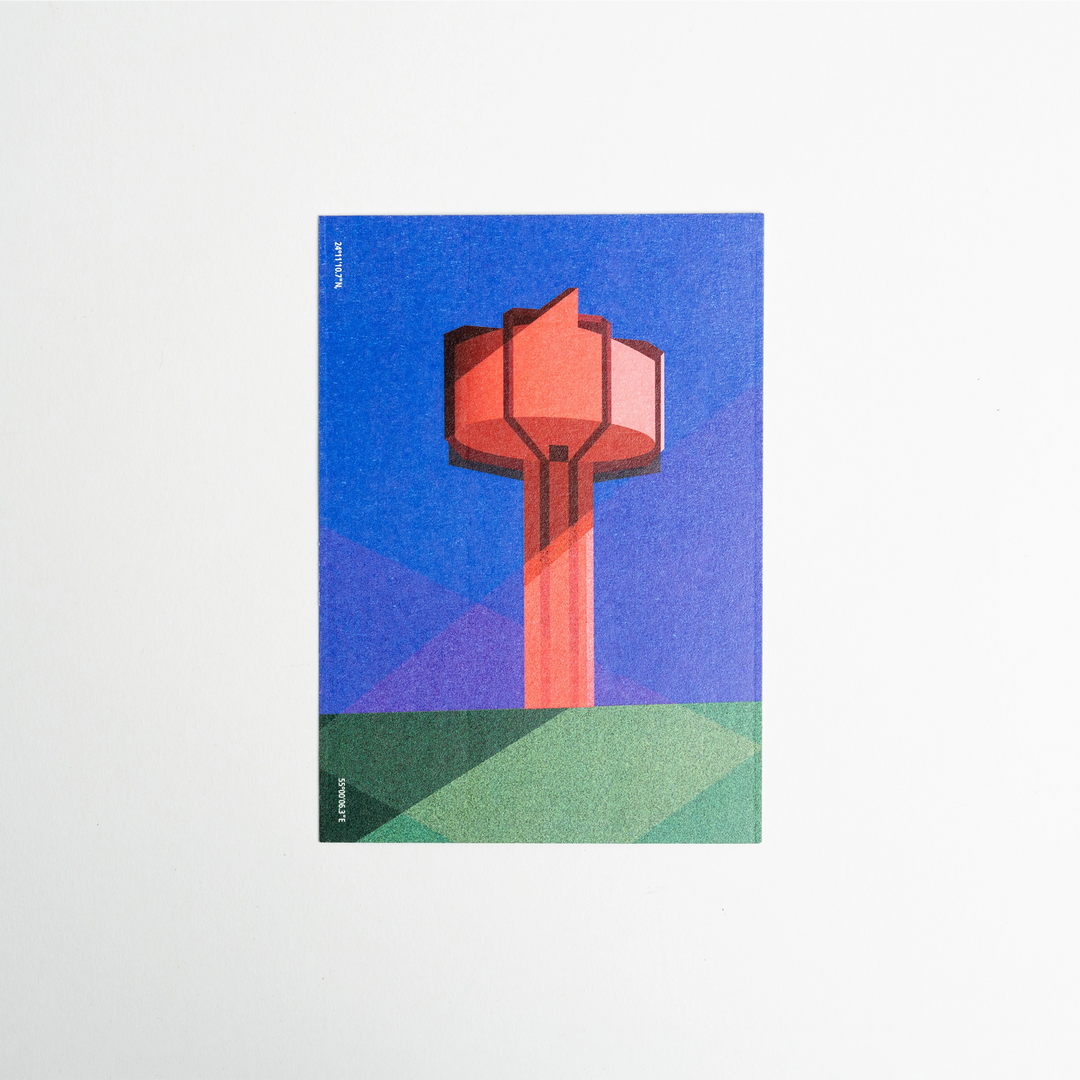 Water Tower Postcard A6 by Fabrica