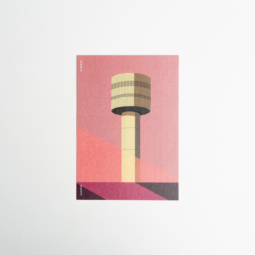 Water Tower Postcard A6 by Fabrica
