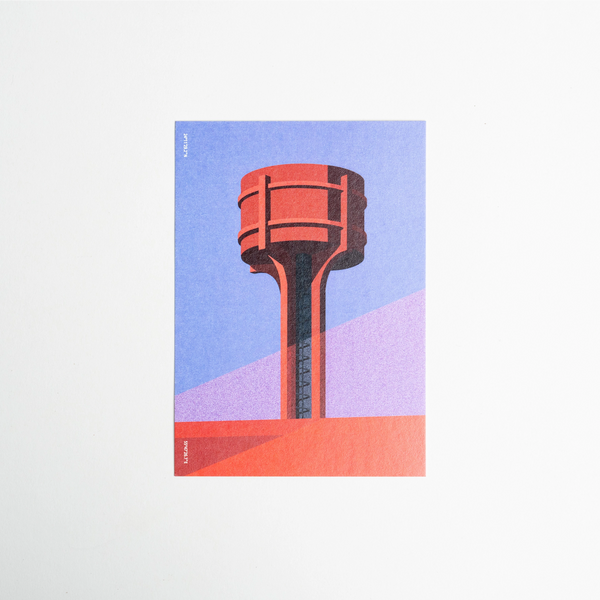 Water Tower Postcard A6