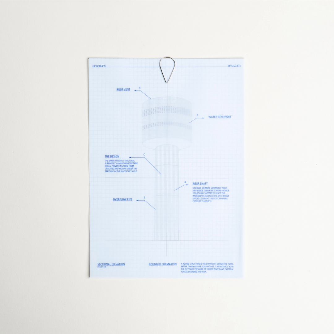 Water Tower Postcards A5 by Fabrica