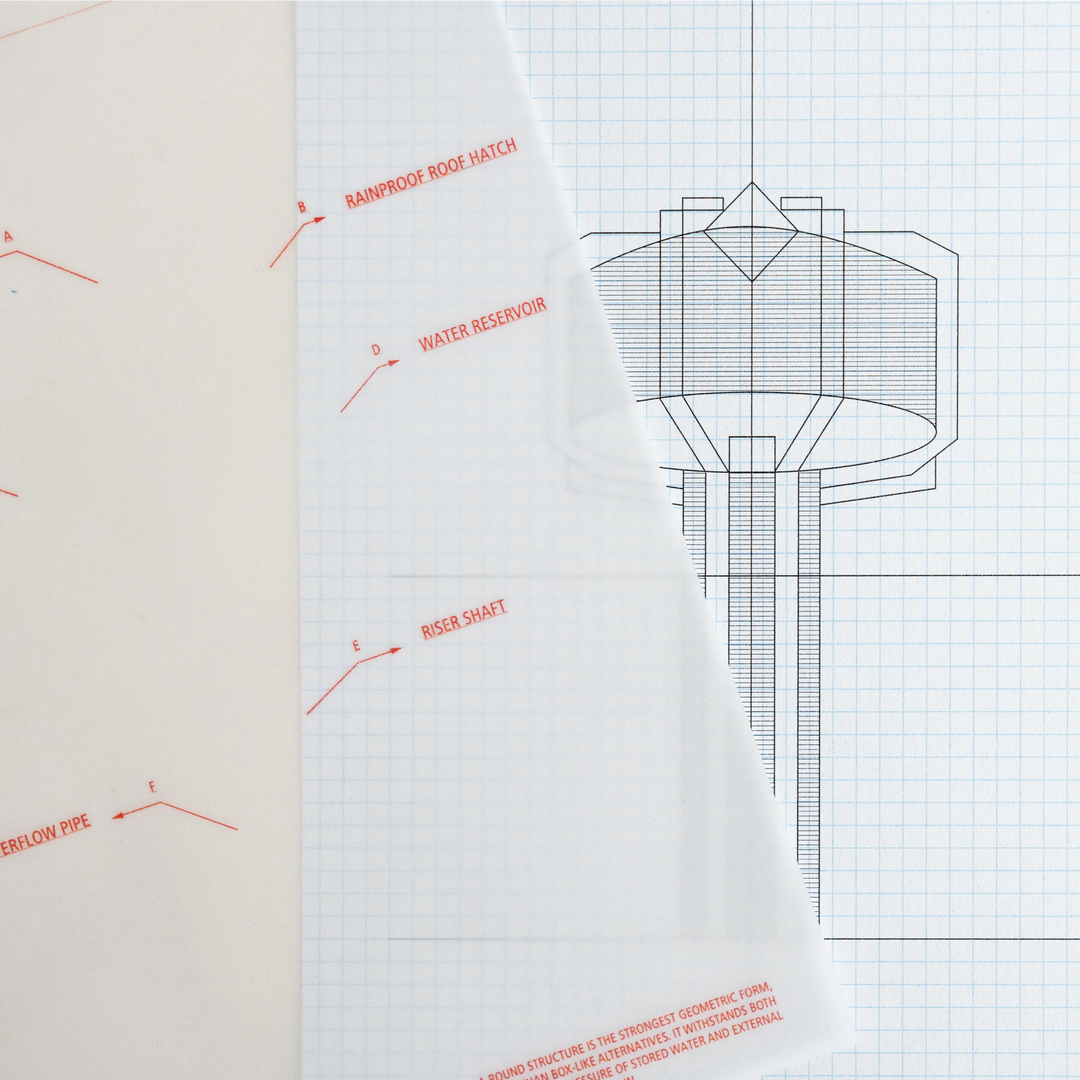 Water Tower Postcards A5 by Fabrica