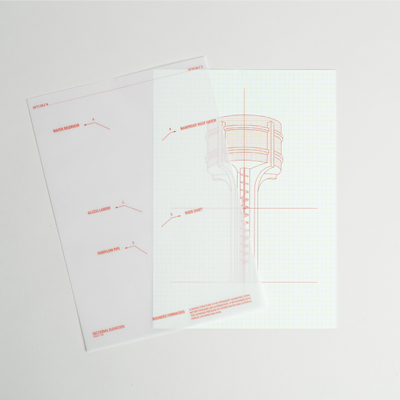 Water Tower Postcards A5