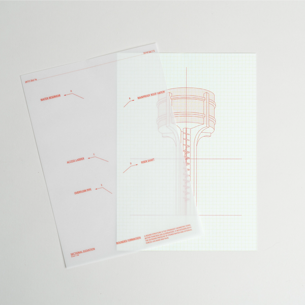 Water Tower Postcards A5