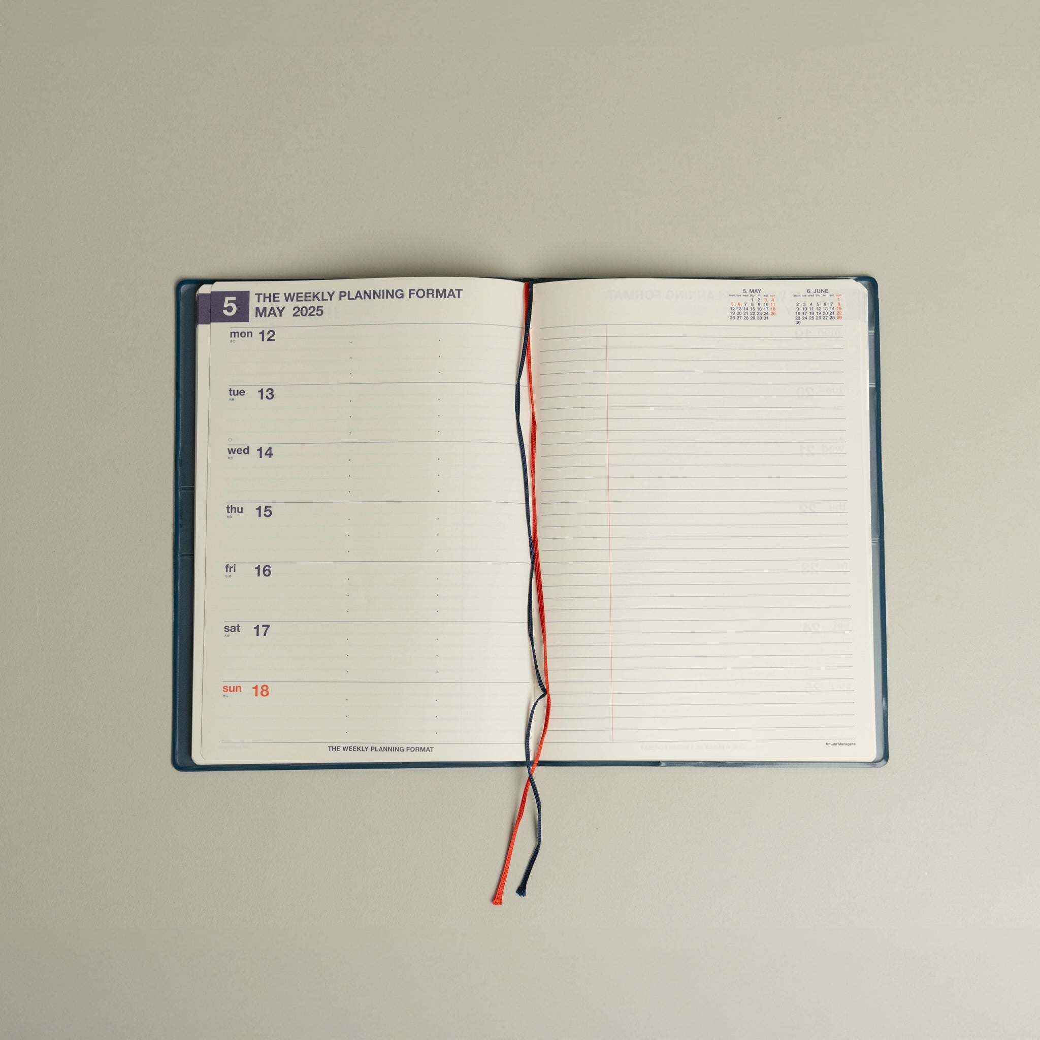 Diary Minute Manager A5 LEFT