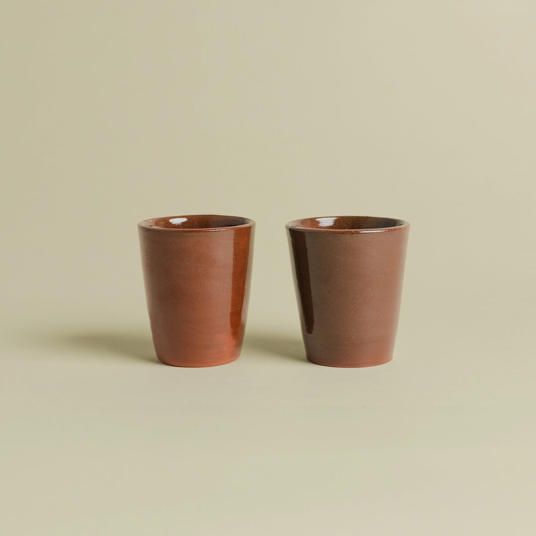 Set of 2 Cups, Dark by Origem Comum