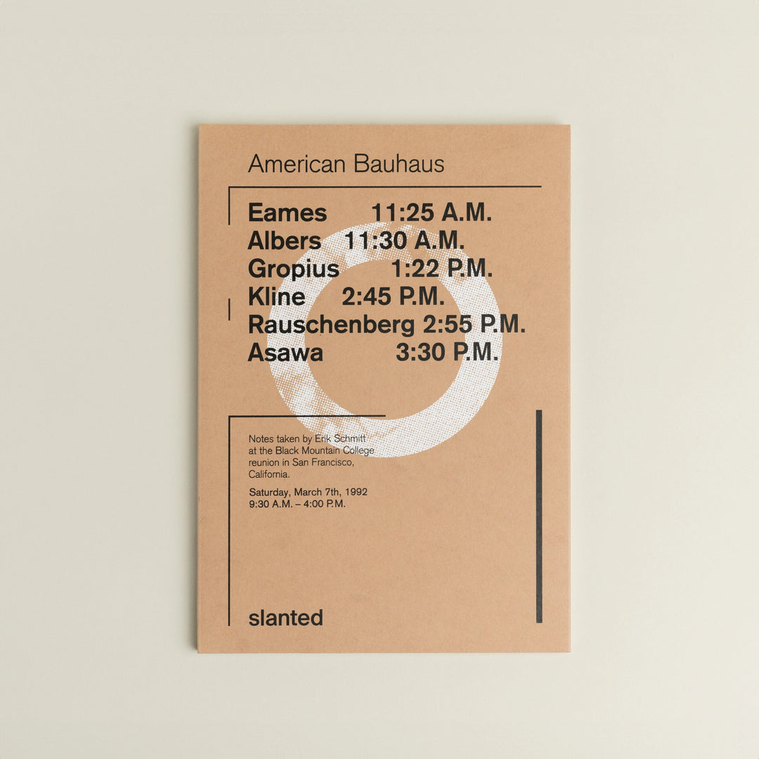 American Bauhaus by Slanted