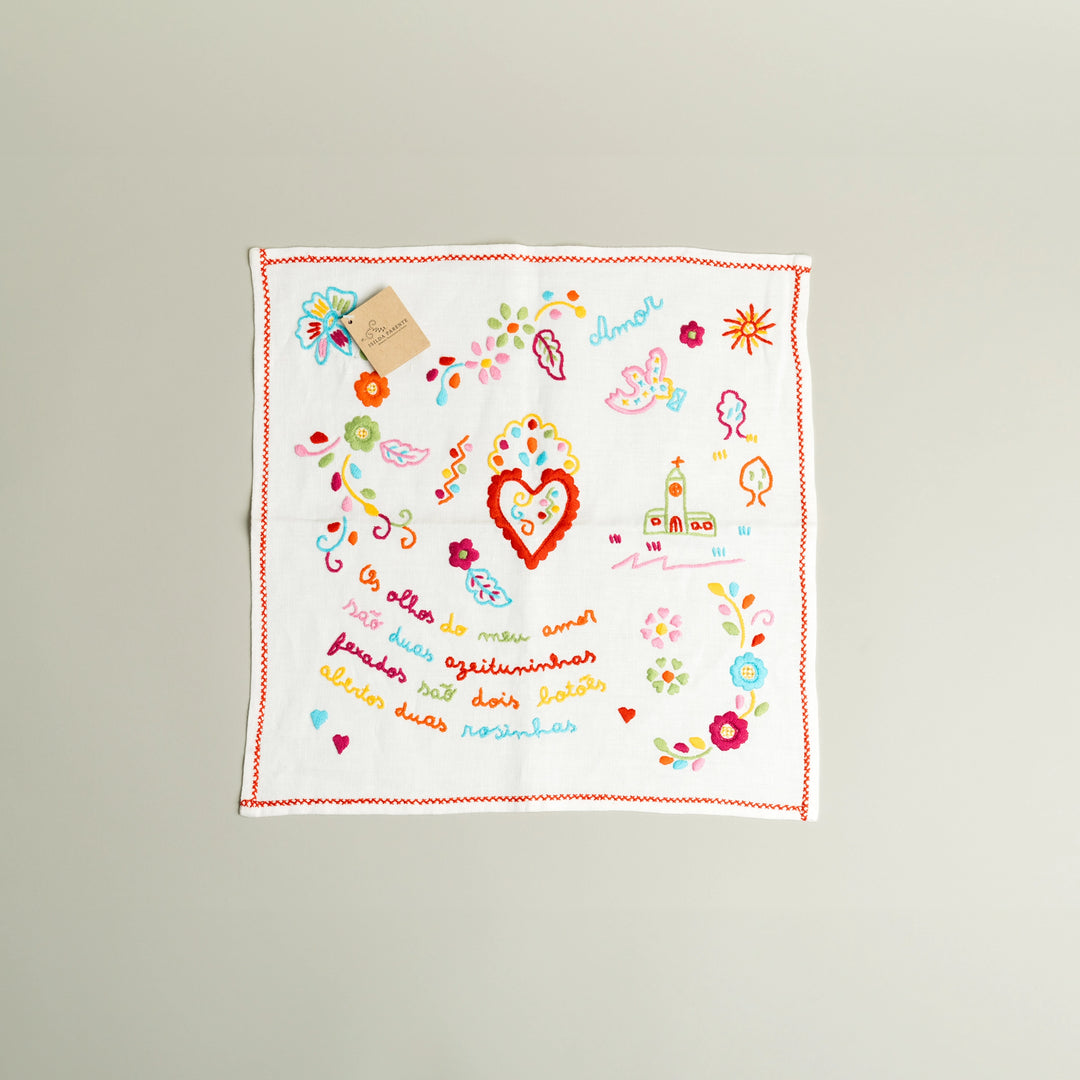 Portuguese Love Handkerchief- Large by A Vida Portuguesa