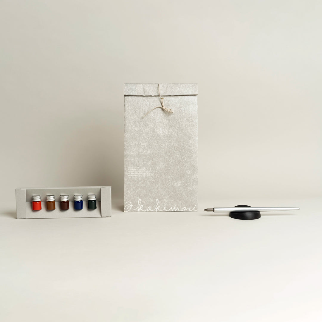 Stationery Gift Set Aluminium by Kakimori