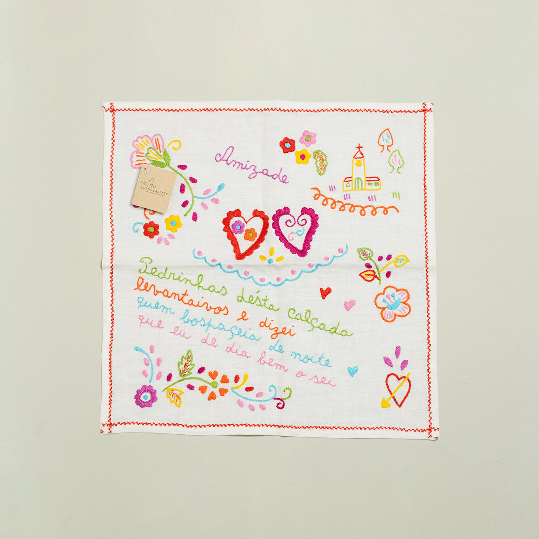 Portuguese Love Handkerchief- Large by A Vida Portuguesa