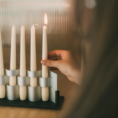 Metal Menorah