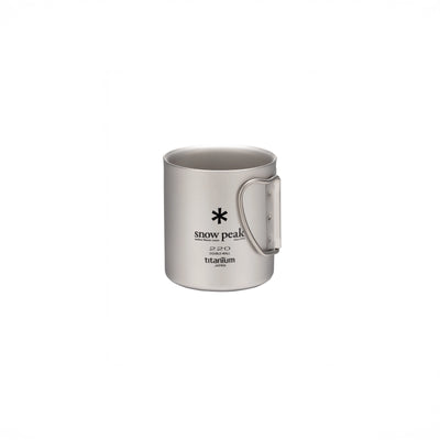 MG-051FHR Titanium Double Wall Cup 220ml Folding Handle