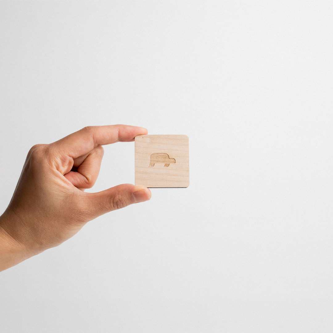 Wood Magnet by Fabrica