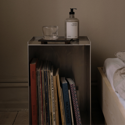 Rivet Box Table, Aluminum