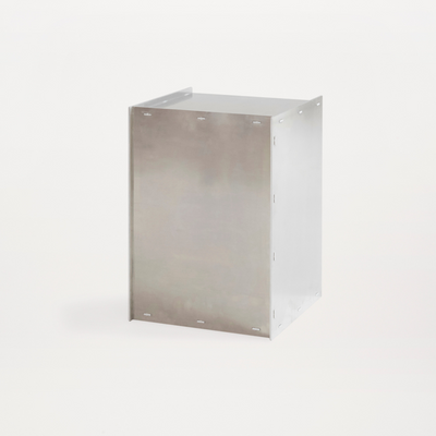 Rivet Box Table, Aluminum