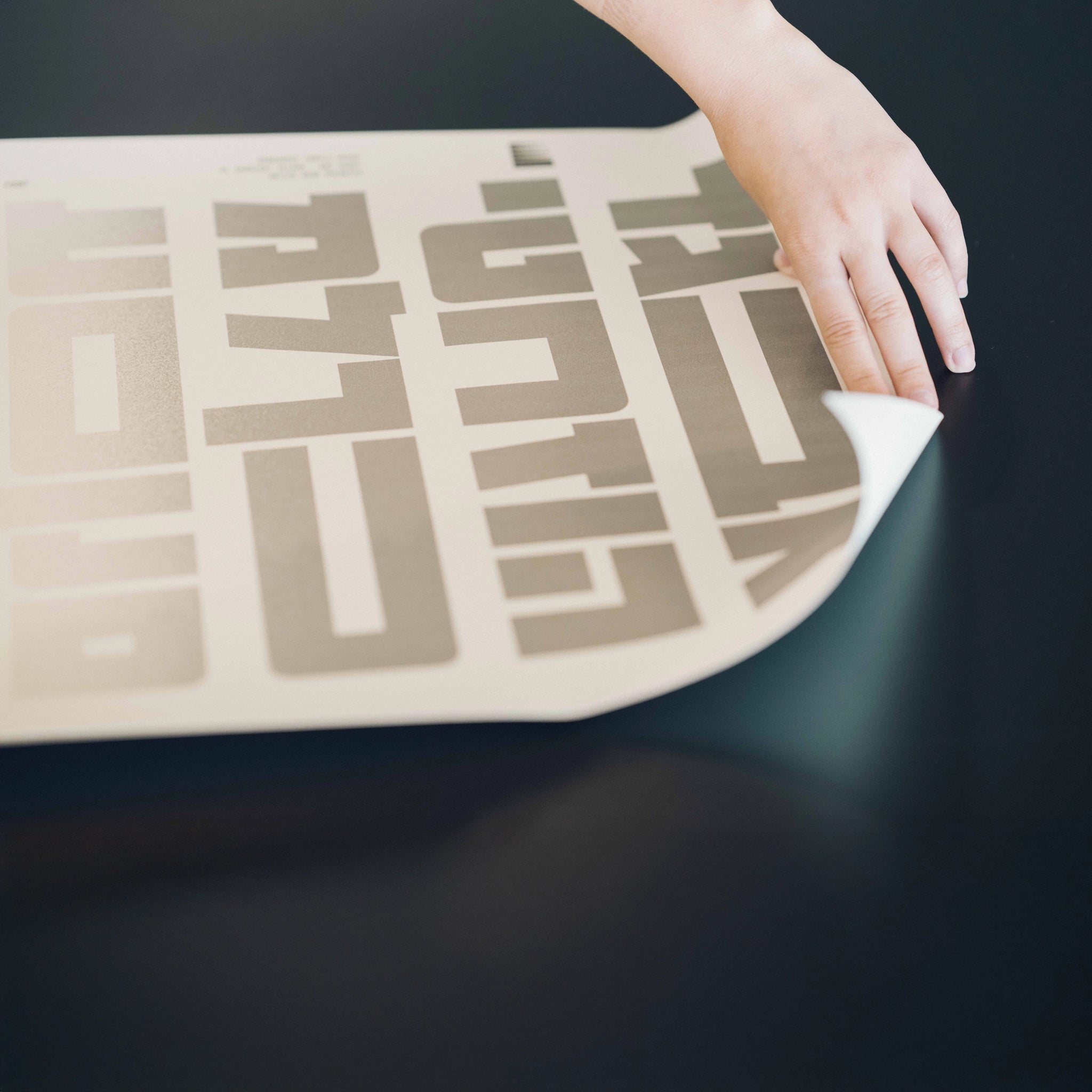 Hebrew Letters Poster