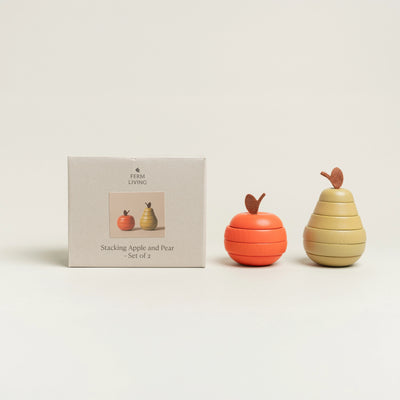 Stacking Apple & Pear - Set of 2