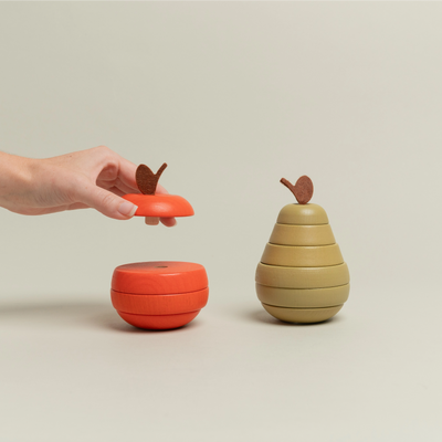 Stacking Apple & Pear - Set of 2
