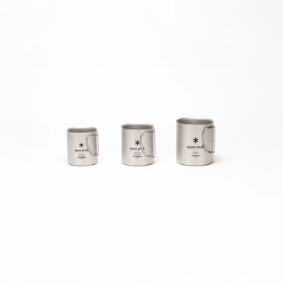 MG-051FHR Titanium Double Wall Cup 220ml Folding Handle